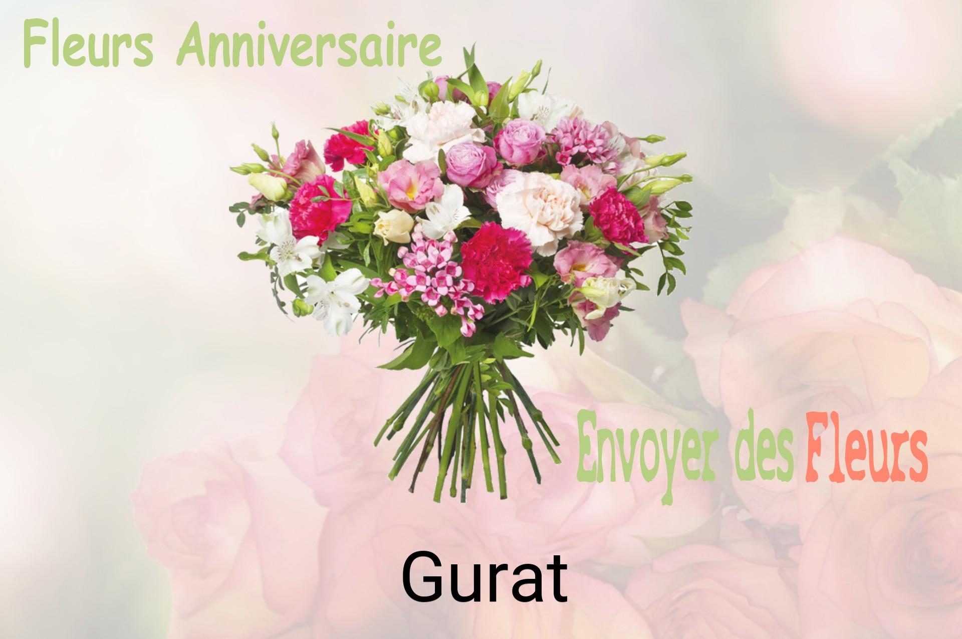 Bouquet de fleurs d’anniversaire livré à Gurat